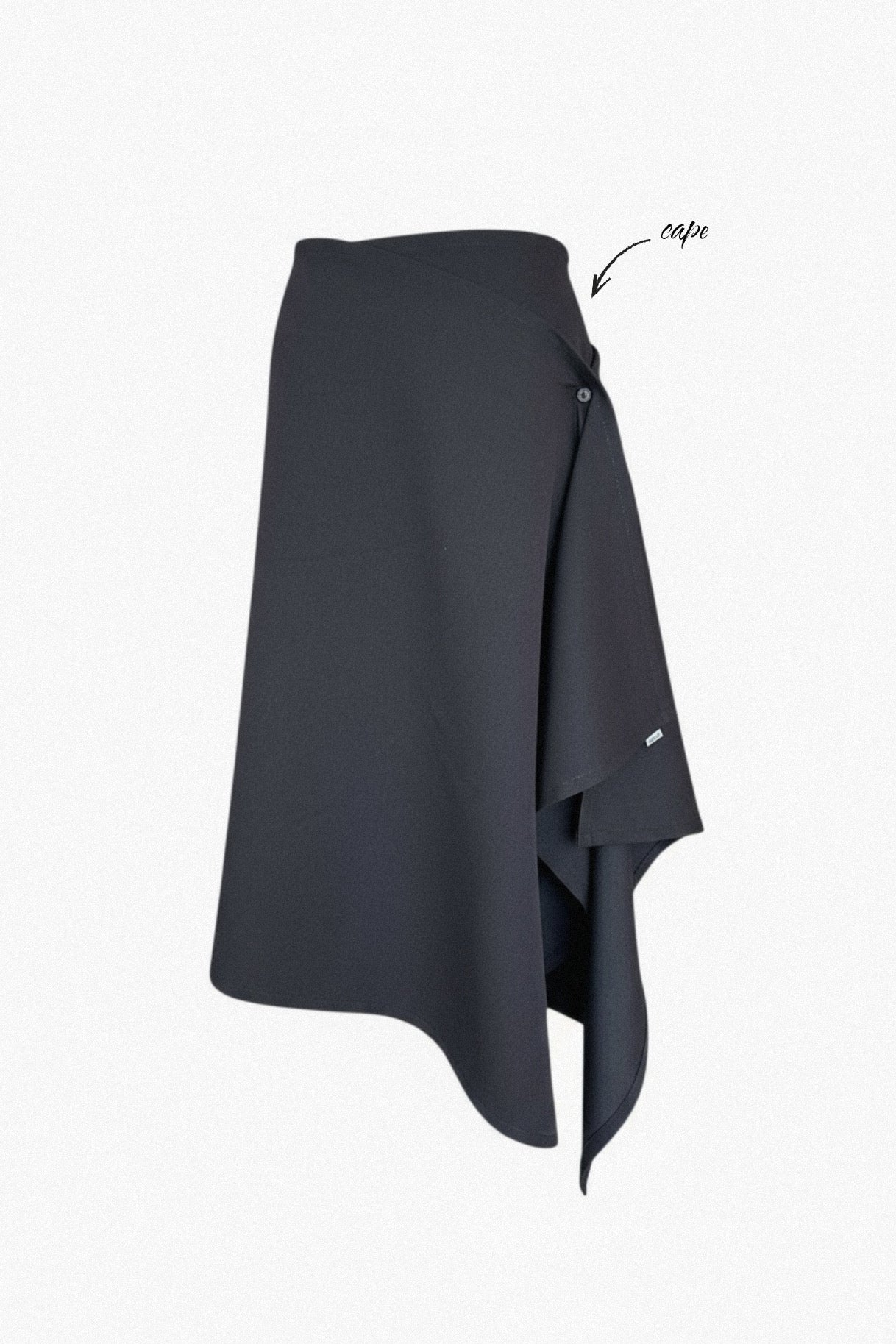 ENSEMBLE LAYERING NOIR — ROBE & CAPE
