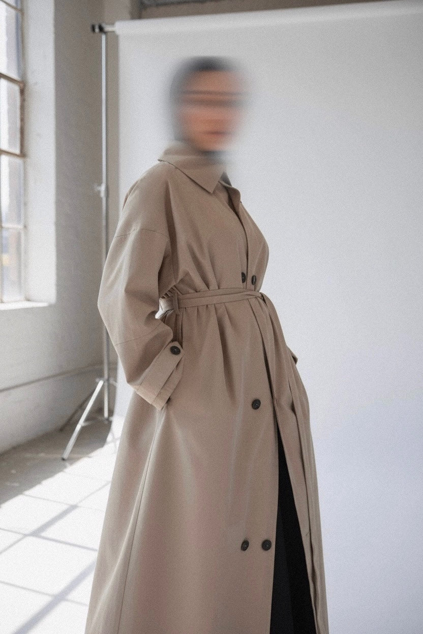 TRENCH LIGNE — COTTON PREMIUM CAFÉ