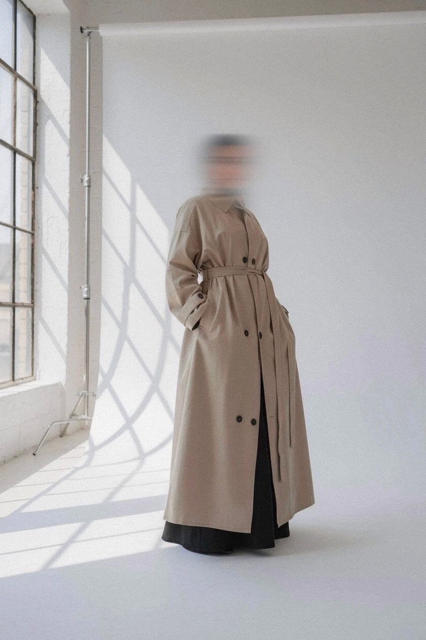 TRENCH LIGNE — COTTON PREMIUM CAFÉ
