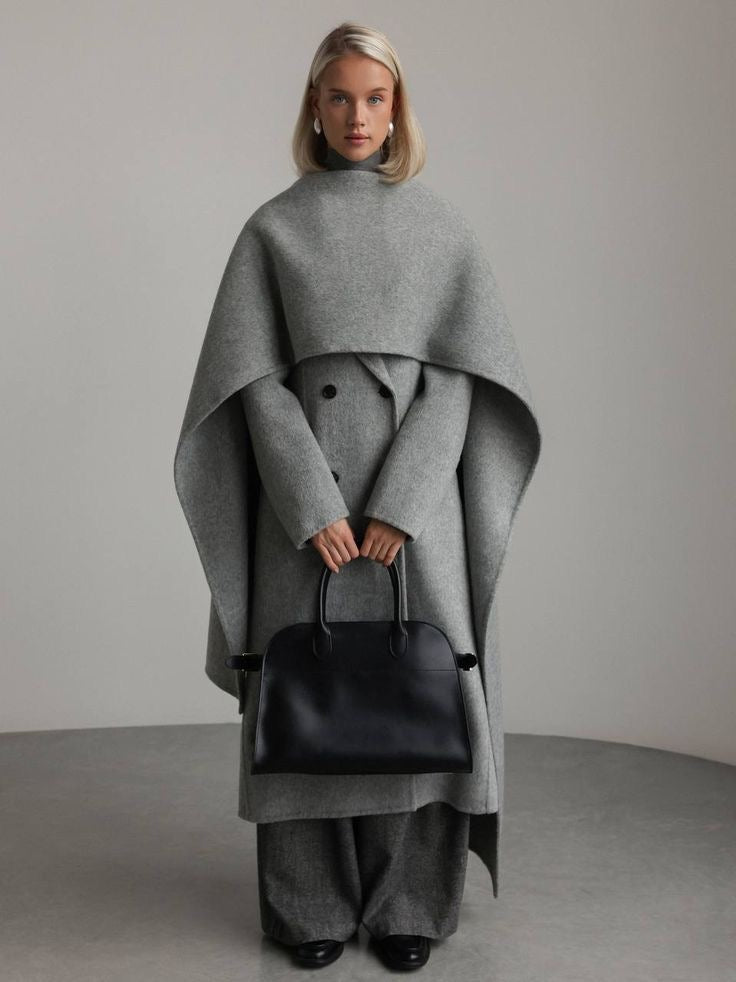 MANTEAU LONG ÉCHARPE