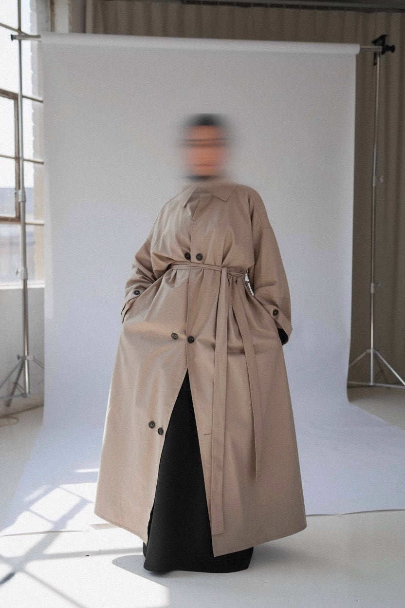 TRENCH LIGNE — COTTON PREMIUM CAFÉ